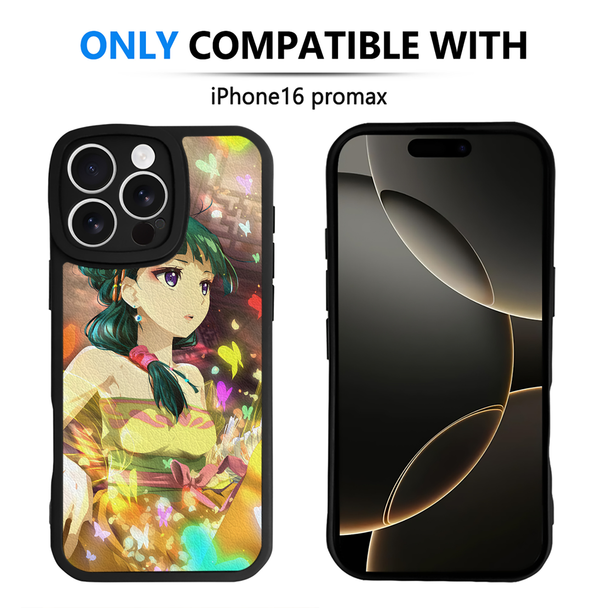 （画像用） 薬屋のひとりごと The Apothecary Diaries 【iPhone 16シリーズ対応】シリコンスマホケース（レザー調） 材質：シリコン